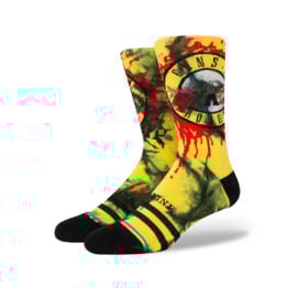 Stance Guns And Roses So Fine Sock Yellow