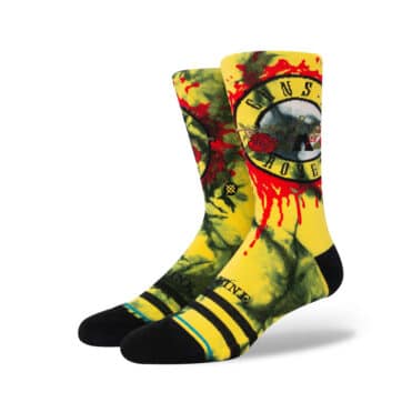 Stance Guns And Roses So Fine Sock Yellow