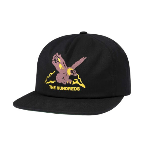 The Hundreds Storm Snapback Hat Black Front Right