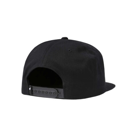 The Hundreds Storm Snapback Hat Black Rear