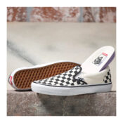 Vans Checkerboard Skate Slip-On Black Off White 1