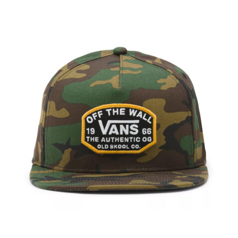 Vans Old Skool OG Snapback Hat Classic Camo Front