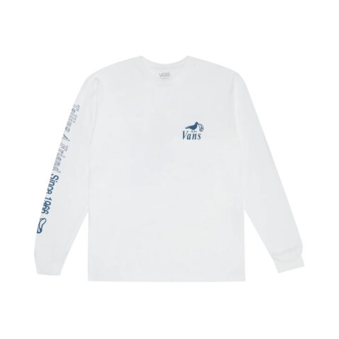 Vans Pick Up The Pieces Long Sleeve T-Shirt White