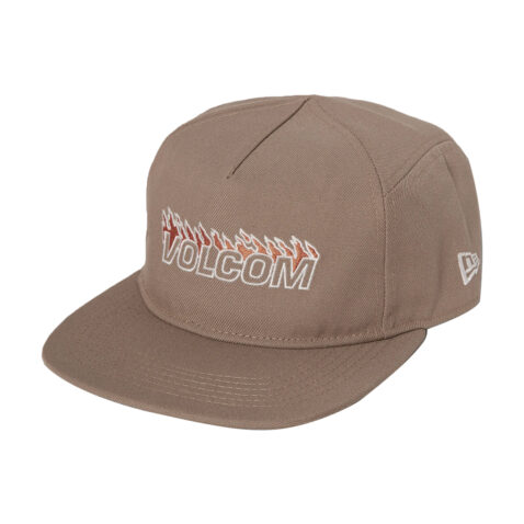 Volcom Tuned New Era Camper Hat Desert Taupe Front Right