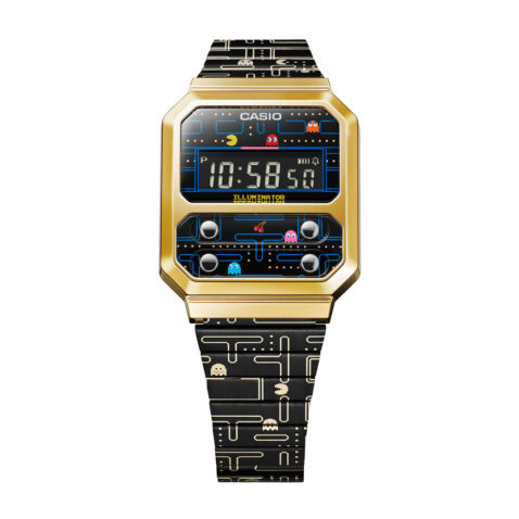 Casio X Pac-Man A100WEPC-1B Watch Black 1
