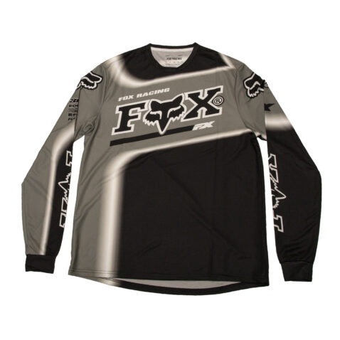 FOX Powerband Long Sleeve Jersey Black Front