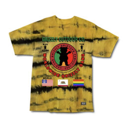 Grizzly 1 Another Short Sleeve T-Shirt Yellow Tie Dye