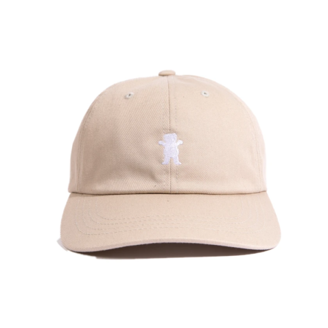 Grizzly OG Bear Dad Hat Stone White 1