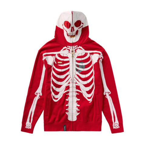 LRG Dead Serious Zip Hoodie Red Front