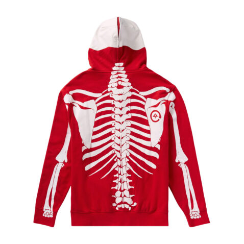 LRG Dead Serious Zip Hoodie Red Rear