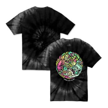 Lurking Class Tallboy Lost And Found Short Sleeve T-Shirt Black Tie Dye