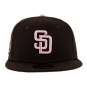 New Era 59Fifty San Diego Padres Padres Strawberry Chocolate Fitted Hat Front