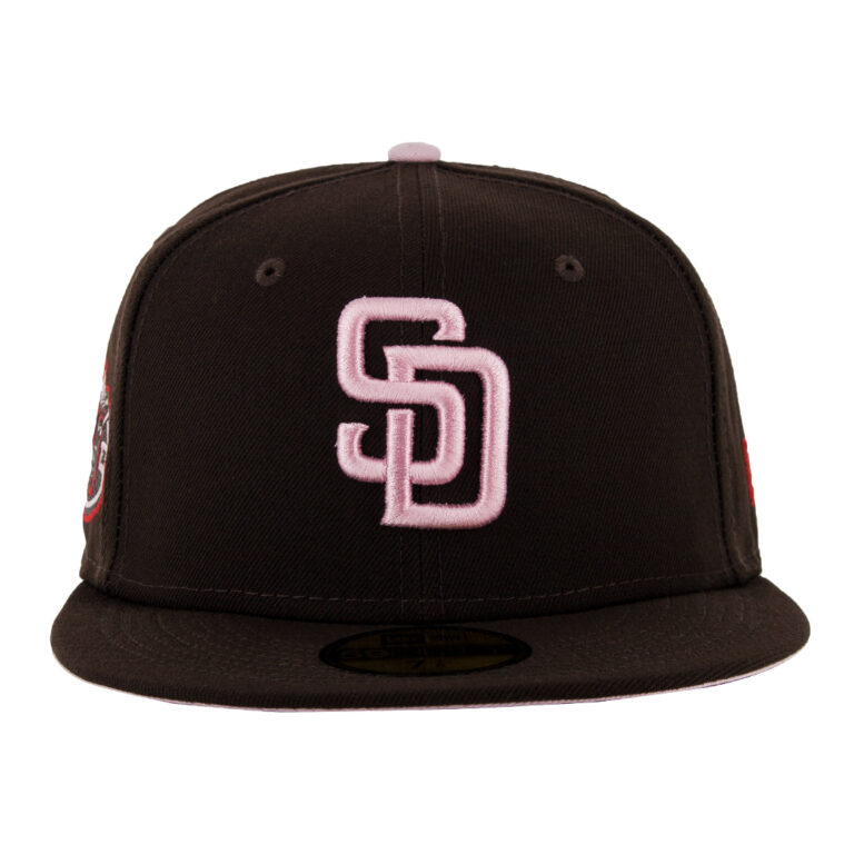 New Era 59Fifty San Diego Padres Padres Strawberry Chocolate Fitted Hat Front New Era 59Fifty San Diego Padres Padres Strawberry Chocolate Fitted Hat Front