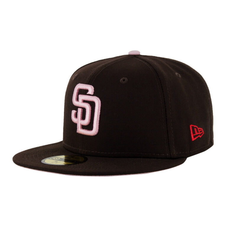 New Era 59Fifty San Diego Padres Padres Strawberry Chocolate Fitted Hat Front Right New Era 59Fifty San Diego Padres Padres Strawberry Chocolate Fitted Hat Front Right