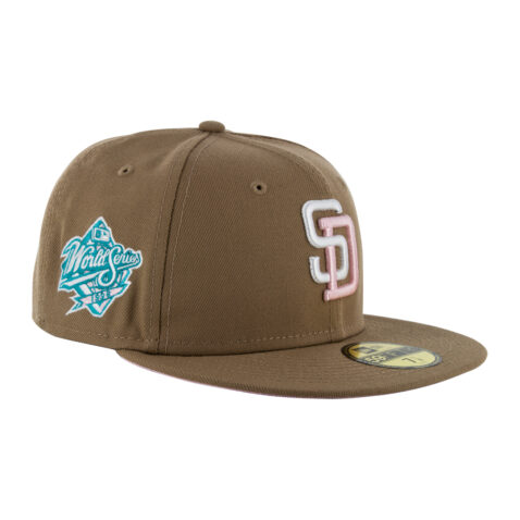 New Era 59Fifty San Diego Padres Shoreline Fitted Hat Front Left