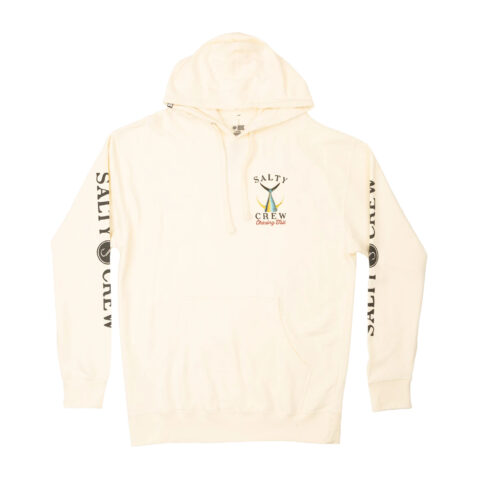 Salty Crew Tailed Hooded Fleece Sweatshirt Ivory Front