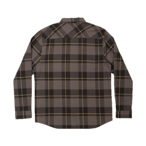 Salty Crew Traverse Long Sleeve Flannel Stealth Rear