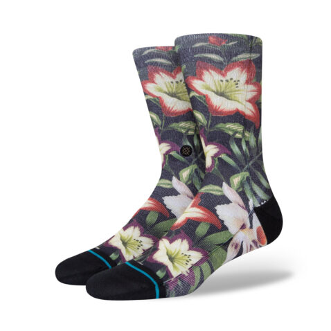 Stance Variegate Sock Black