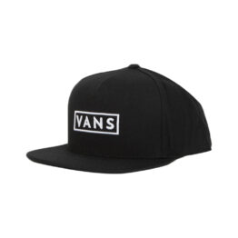 Vans Easy Box Snapback Hat Black Front Right