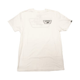 Vans Full Patch Back T-Shirt White Black Front