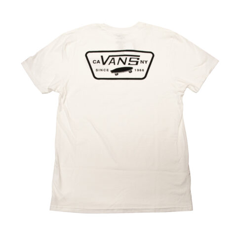 Vans Full Patch Back T-Shirt White Black Rear