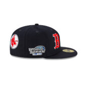 New Era 59Fifty Boston Red Sox Patch Pride Fitted Hat Dark Navy Right