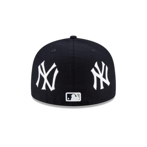 New Era 59Fifty New York Yankees Patch Pride Fitted Hat Dark Navy Rear