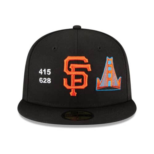 New Era 59Fifty San Francisco Giants Local Fitted Hat Black Front