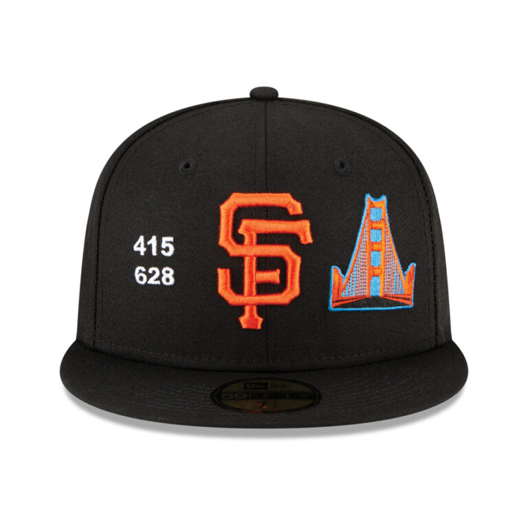 New Era 59Fifty San Francisco Giants Local Fitted Hat Black Front New Era 59Fifty San Francisco Giants Local Fitted Hat Black Front