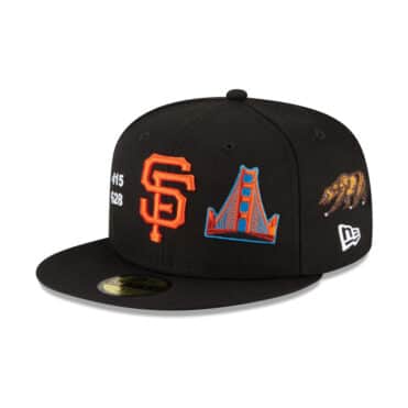 New Era 59Fifty San Francisco Giants Local Fitted Hat Black Front Right