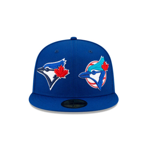 New Era 59Fifty Toronto Blue Jays Patch Pride Fitted Hat Royal Blue Front