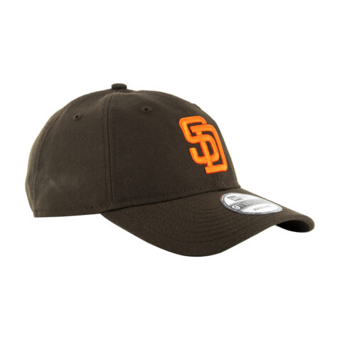 New Era 9Twenty San Deigo Padres 1985 Strapback Hat Brown Orange Front Left