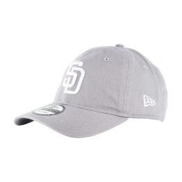 New Era 9Twenty San Diego Padres Strapback Hat Grey White
