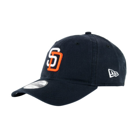 New Era 9Twenty San Diego Padres Gwynn Strapback Hat Dark Navy Front Right