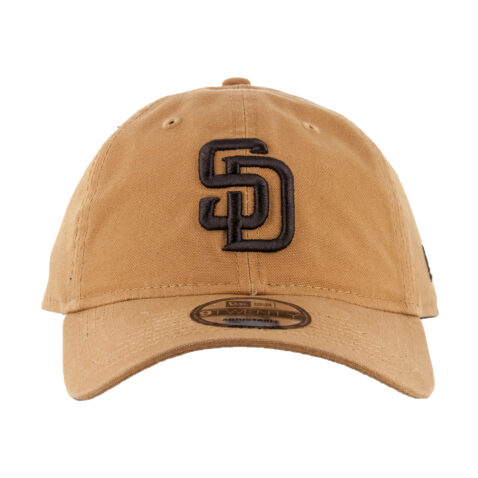 New Era 9Twenty San Diego Padres Strapback Hat Light Bronze Front