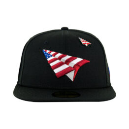 Paper Planes American Dream Crown 5950 Fitted Hat Black
