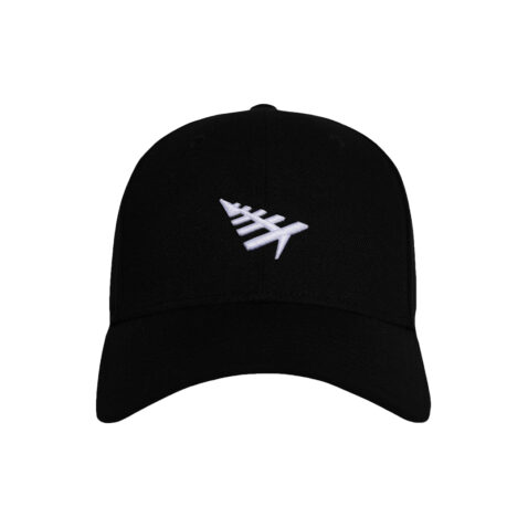 Paper Planes Icon II Dad Hat Black Front
