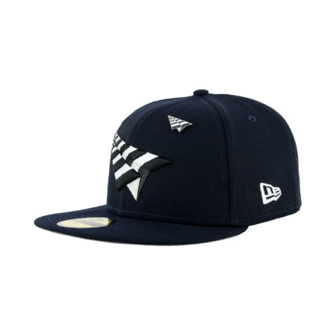 Paper Planes Navy Boy Crown 5950 Fitted Hat Navy Side