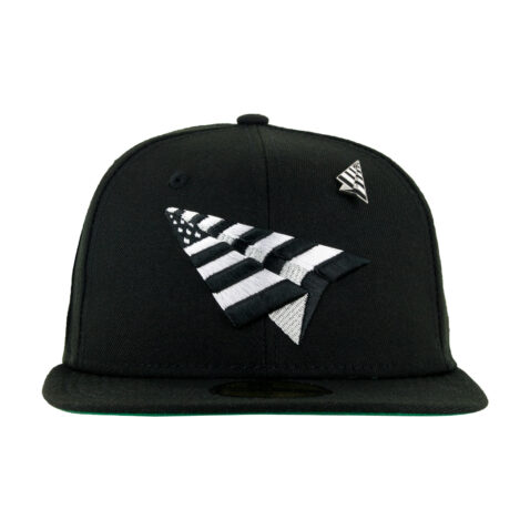 Paper Planes The Original Crown 5950 Fitted Hat Black Front
