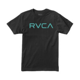 RVCA Big RVCA Short Sleeve T-Shirt Black Blue