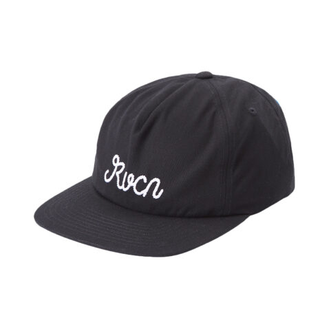 RVCA Evan Mock Sorry Cap Black Front