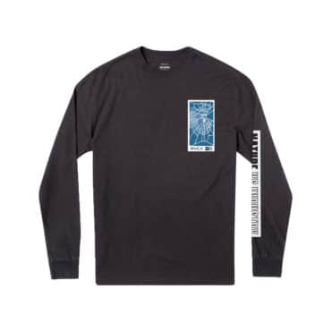 RVCA Web Long Sleeve T-Shirt Black