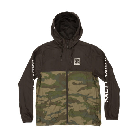 Salty Crew S-Hook Windbreaker Black Camo