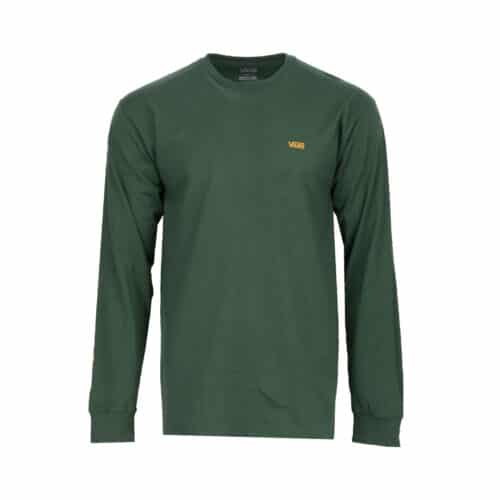 Vans Left Chest Checker Long Sleeve T-Shirt Sycamore Front