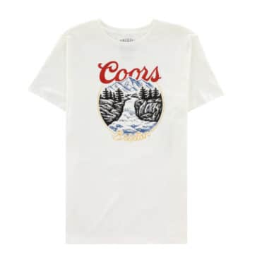 Brixton x Coors Rocky Short Sleeve T-Shirt Off White