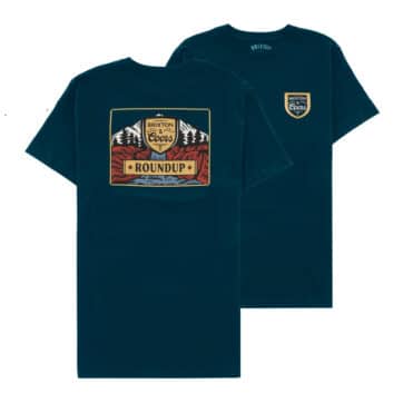 Brixton x Coors Spring Short Sleeve T-Shirt Navy