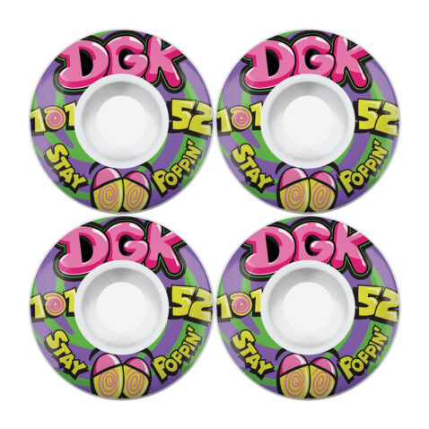 DGK Stay Poppin Wheel White 52mm 1