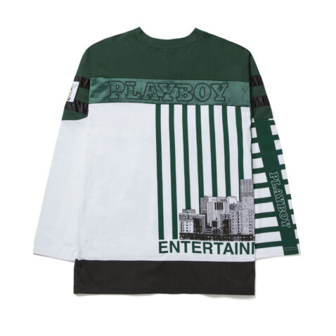 HUF x Playboy Football Jersey White Rear