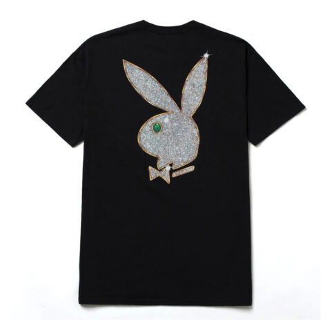 HUF x Playboy VVS Logo T-Shirt Black Rear