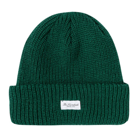 Hundreds Crisp Beanie Hunter Green Front